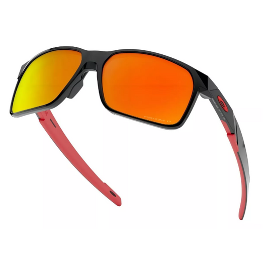 Gafas Oakley Portal X 0oo9460 Hombre Polarizado Color 946005 Color De La Lente Rojo Color De La Varilla Gris Color Del Armazón Gris